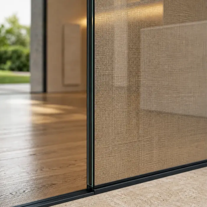 Fabric laminated glass macro
